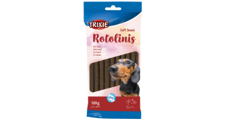 Pamlsek - ROTOLINIS s hovězím 12 ks, 120g/12cm