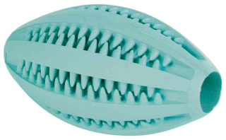 Míč s mátou 11cm - DENTAfun RUGBY 