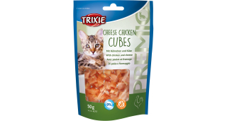 Kuřecí kostičky se sýrem 50 g - Premio CHEESE CHICKEN CUBES