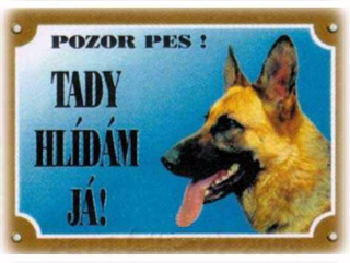 Cedule na vrata Belgický ovčák
