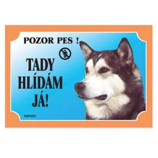 Cedule na vrata Malamut