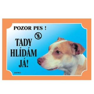Cedule na vrata Pitbullterier