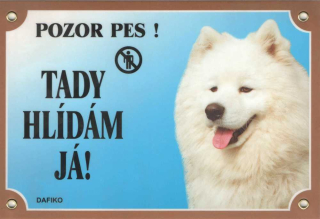 Cedule na vrata Samojed