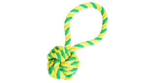 Přetahovadlo bavlněné 24 cm /190 g limetková, zelená
