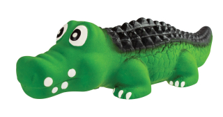 Hračka pro psa krokodýlek se zvukem 16cm 