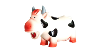 Kravička se zvukem, latex 20 cm