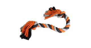 Uzel bavlněný 100 cm / 1000 g šedá, tm.šedá, oranžová