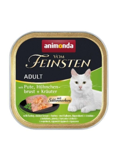 V.Feinsten CORE krůta, kuřecí prsa + bylinky pro kočky 100g