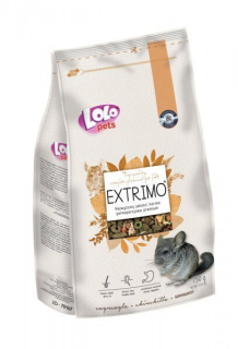 Krmivo pro činčily v sáčku se zipem 750 g