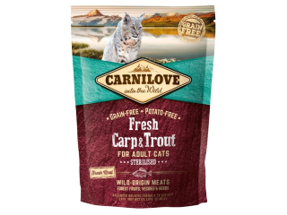 Carnilove Cat Fresh Carp & Troterut - Silized 0,4kg