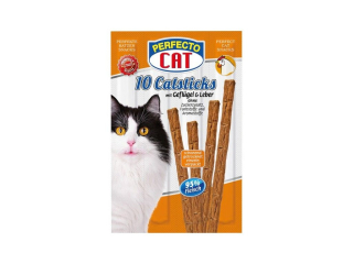 Perfecto Cat Masové tyčky játra & drůbeží 50g (10ks)