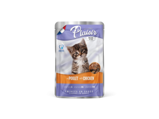 Kapsička Plaisir Cat Kitten kuřecí 100g