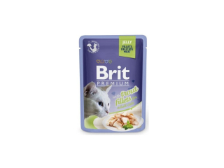 Brit Premium Cat Delicate Fillets in Jelly with Trout 85g