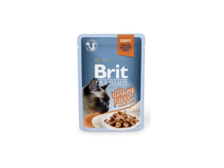 Brit Premium Cat Delicate Fillets in Gravy with Turkey 85g