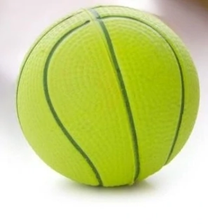 Míč baseball 6,3cm - pěnový latex