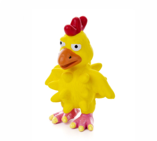 Hračka latexová  - kuře bodliny cca 13 cm