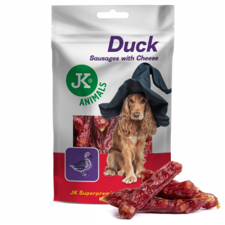Kachní klobásky se sýrem - masový pamlsek 80 g