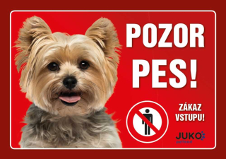 Cedule na vrata Jorkšírský teriér
