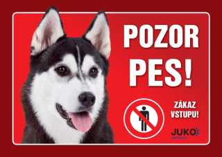 Cedule na vrata Husky/ malamut