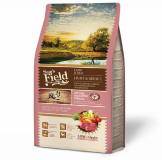 Sam's Field Low Grain Light & Senior Lamb & Rice 2,5kg