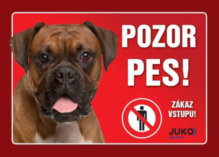 Cedule na vrata Boxer