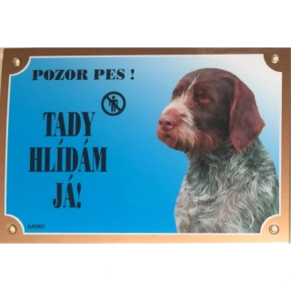 Cedule na vrata Český fousek