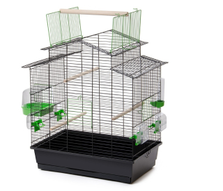 Klec pro ptáky - Iza černá 58 x 38 x 65 c m
