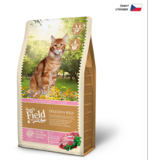 Sams Field Cat Delicious Wild, superprémiové granule s divočinou