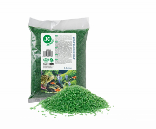 Štěrk - Barevný dekorační zelený 0,5 kg