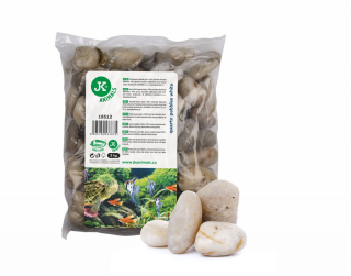 Přírodní křemenné valounky bílé 2 kg