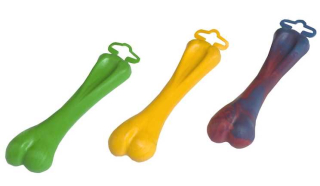 Hračka pro psa kost velká vonící 16,5 cm