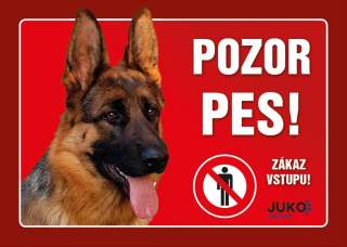 Cedule na vrata Německý ovčák