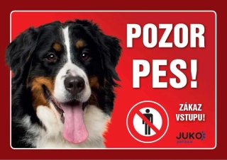 Cedule na vrata Bernský salašnický pes