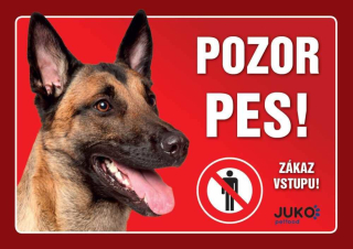 Cedule na vrata Belgický Ovčák Malinois