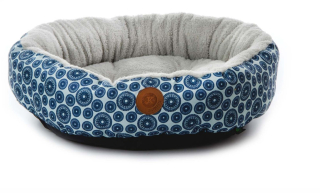 Pelíšek Ring, 60 cm, modré kruhy