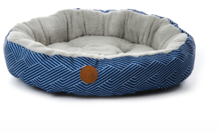 Pelíšek Ring, 60 cm, modré proužky