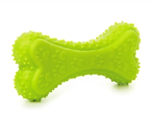 Pískací kost hračka 12cm