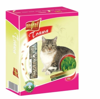 Tráva pro kočky 100g