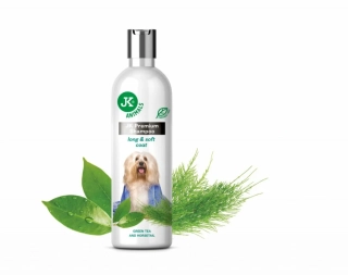 Šampon pro dlouhou a jemnou srst s výtažky ze zeleného čaje a přesličky rolní 250ml