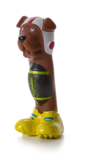 Hračka - Vinylový pes – ragby 16,5 cm