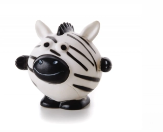 Míč vinylový zebra 10cm