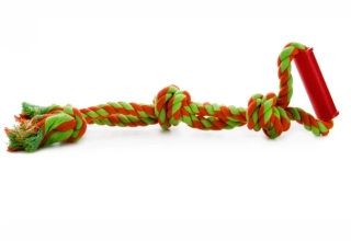 Přetahovadlo bavlněné  s rukojetí 55cm