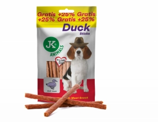 Kachní tyčinky, masový pamlsek, +25 % Gratis, 100 g