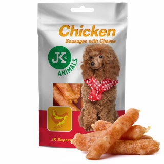 Pamlsek - Kuřecí klobásky se sýrem 80 g