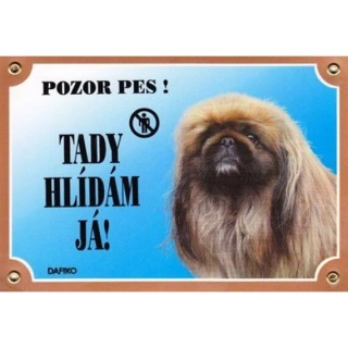 Cedule na vrata Pekinéz
