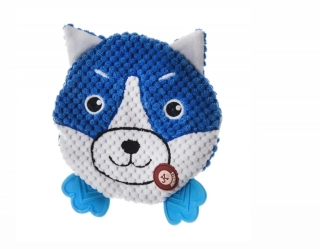 Pískací a šustící hračka - Husky 22 cm