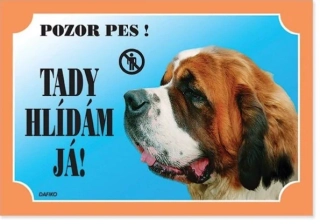 Cedule na vrata Bernardýn
