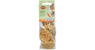 Cracker, sušenky pro hlodavce s mrkví, 4 cm / 150 g