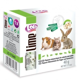 Minerální kámen pro hlodavce - popcorn 40 g