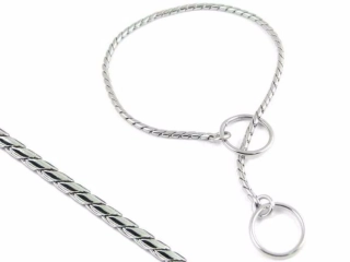 Obojek výstavní hadí řetízek 65 cm